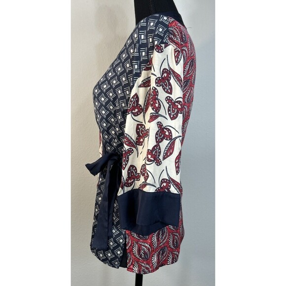 Meadow Rue Anthropologie Patchwork Kimono Wrap Size XS - Picture 10 of 14